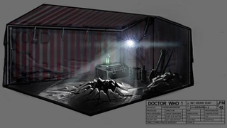 Illustration for article titled Concept Art Shows Space Pistols, New TARDIS Console Patterns, And "Raggedy Doctors"